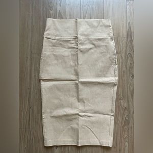 Tan Body-con Windsor Skirt